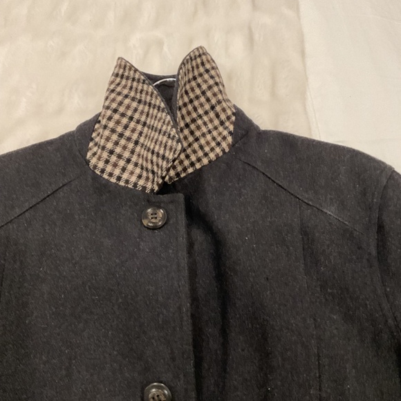 London Fog Men’s Wool Jacket Charcoal Size Medium - Picture 10 of 11